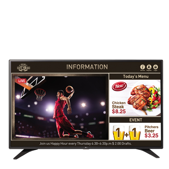 LG Smart TV Signage
