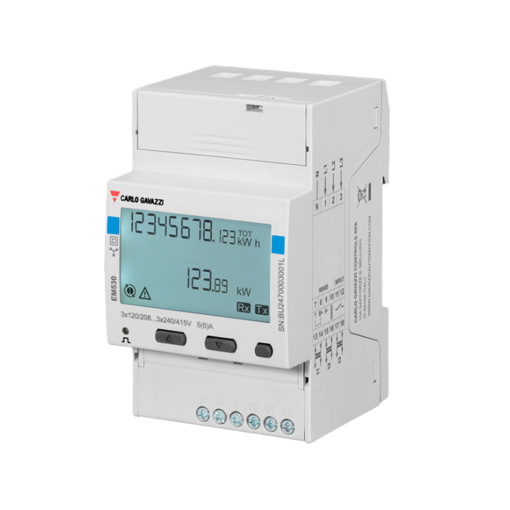 Carlo Gavazzi | Analisador de Energia EM530/EM540 